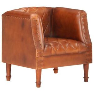 Fauteuil vidaXL Bruin