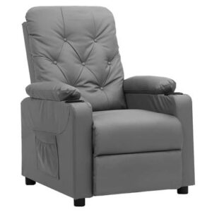 Fauteuil vidaXL Grijs