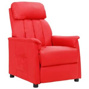 Fauteuil vidaXL Rood