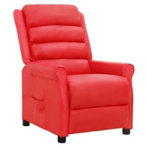 Fauteuil vidaXL Rood