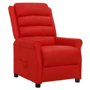 Fauteuil vidaXL Rood