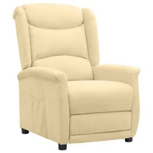 Fauteuil vidaXL Crème