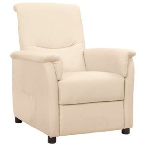 Fauteuil vidaXL Crème