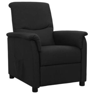 Fauteuil vidaXL Zwart