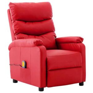 Fauteuil vidaXL Rood