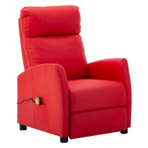 Fauteuil vidaXL Rood