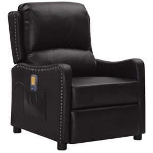 Fauteuil vidaXL Zwart