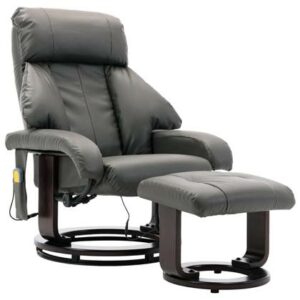 Fauteuil vidaXL Grijs