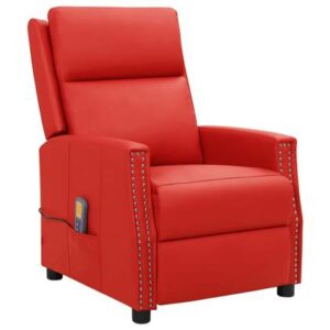 Fauteuil vidaXL Rood