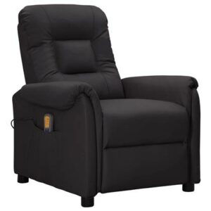 Fauteuil vidaXL Zwart