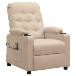 Fauteuil vidaXL Crème