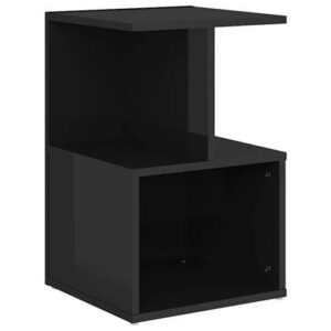 Sidetable vidaXL Zwart