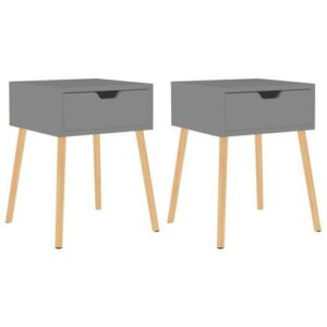 Sidetable vidaXL Grijs