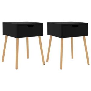 Sidetable vidaXL Zwart