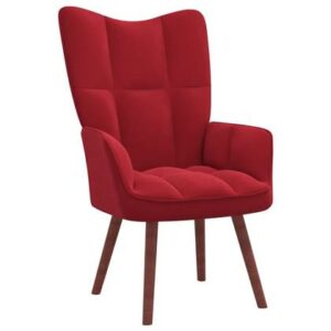 Fauteuil vidaXL Rood