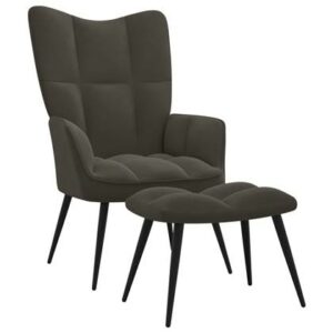 Fauteuil vidaXL Grijs