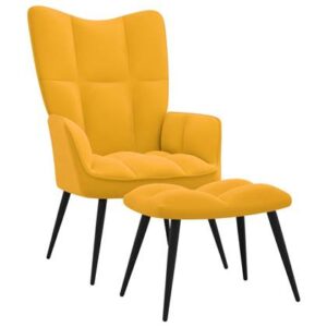 Fauteuil vidaXL Geel