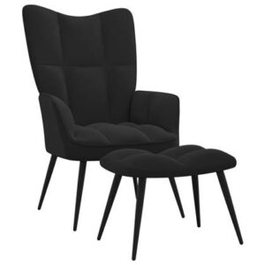 Fauteuil vidaXL Zwart