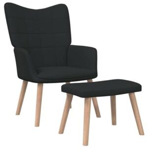 Fauteuil vidaXL Zwart