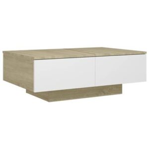 Salontafel vidaXL Wit