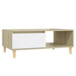 Salontafel vidaXL Wit