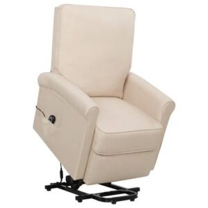 Fauteuil vidaXL Crème