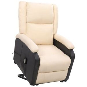 Fauteuil vidaXL Crème