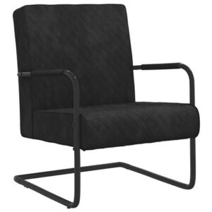 Fauteuil vidaXL Zwart