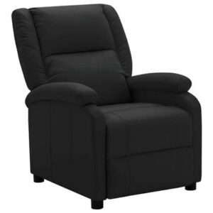 Fauteuil vidaXL Zwart