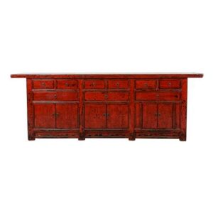 Dressoir Fine Asianliving Rood