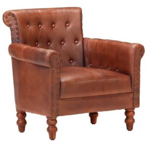 Fauteuil vidaXL Bruin