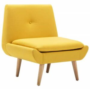 Fauteuil vidaXL Geel