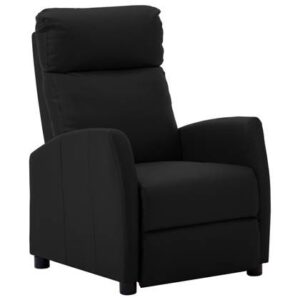 Fauteuil vidaXL Zwart