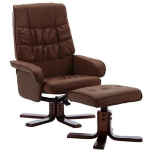 Fauteuil vidaXL Bruin