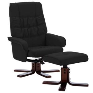 Fauteuil vidaXL Zwart