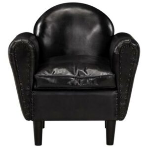 Fauteuil vidaXL Zwart