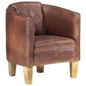 Fauteuil vidaXL Bruin