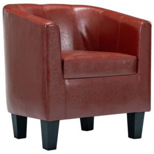 Fauteuil vidaXL Rood