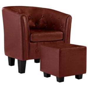 Fauteuil vidaXL Rood