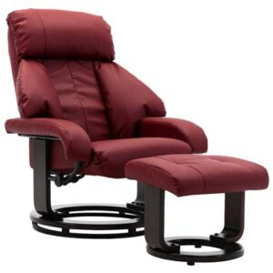 Fauteuil vidaXL Rood