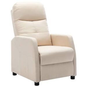 Fauteuil vidaXL Crème