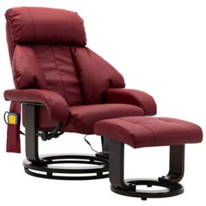 Fauteuil vidaXL Rood