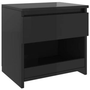 Sidetable vidaXL Zwart